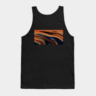 Orange and Blue Tank Top